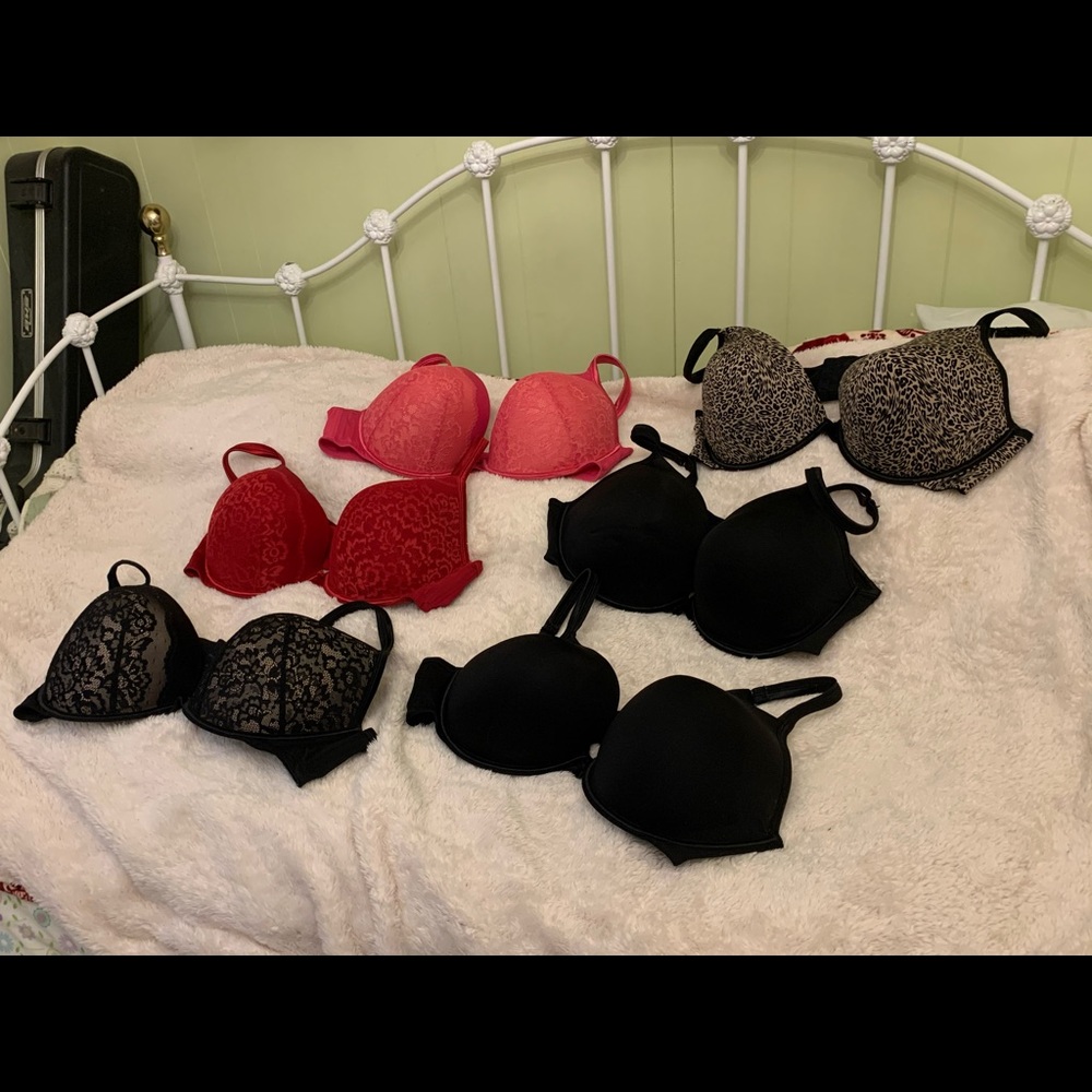 Set of Six Olga Flirty Bras